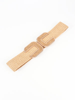 Wide Braid Belt-Teresa's Fashionista LLC