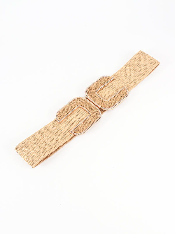 Wide Braid Belt-Teresa's Fashionista LLC