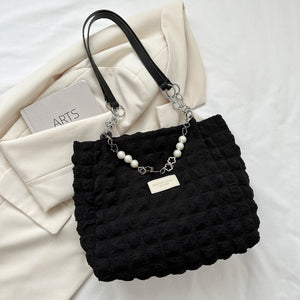 Cloud Puffy Polyester Tote Bag-Teresa's Fashionista LLC