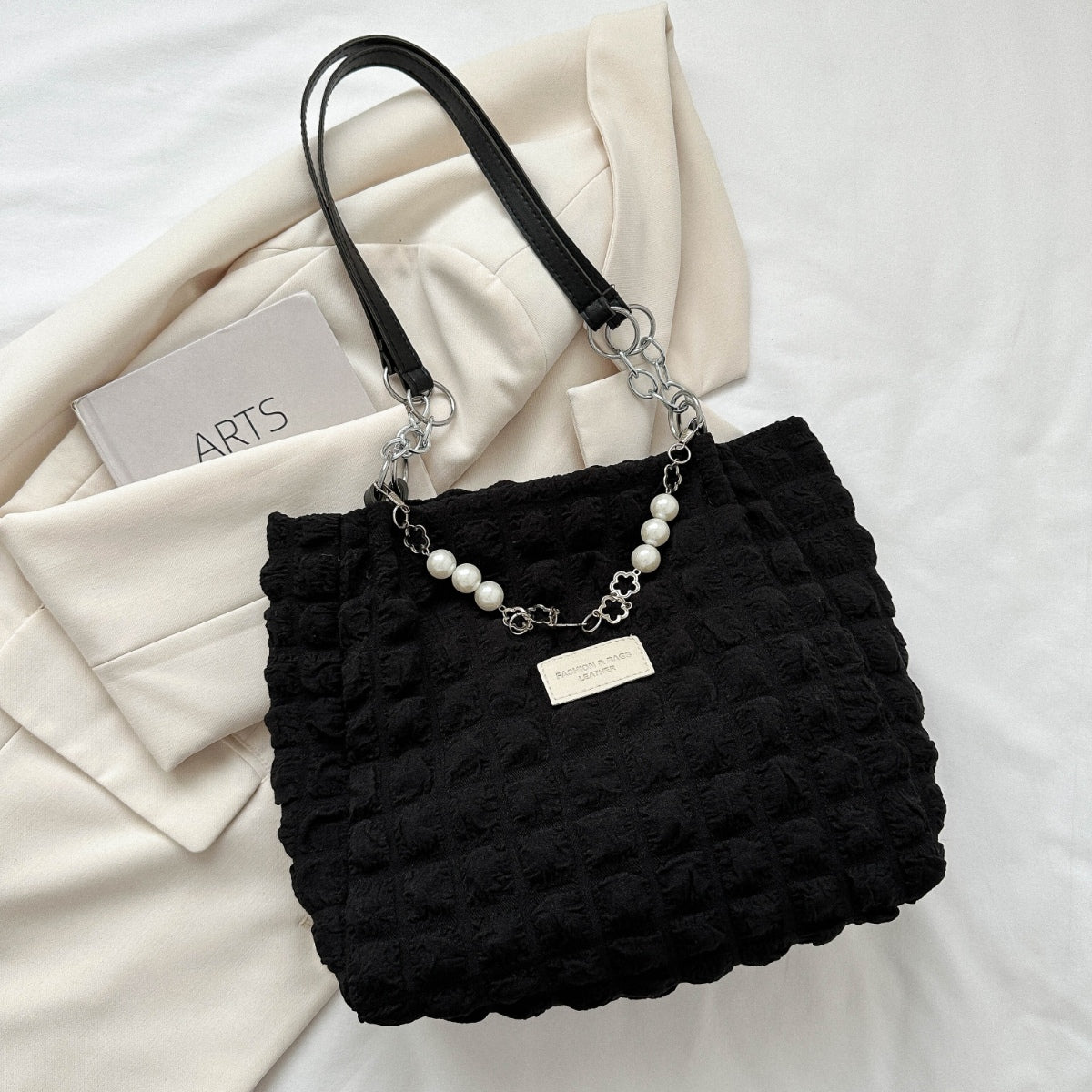 Cloud Puffy Polyester Tote Bag-Teresa&#39;s Fashionista LLC
