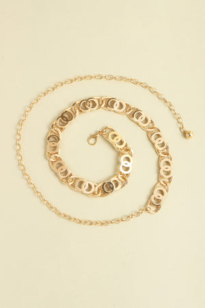 Alloy Lobster Clasp Belt-Teresa's Fashionista LLC