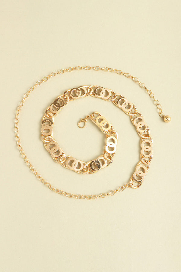 Alloy Lobster Clasp Belt-Teresa's Fashionista LLC