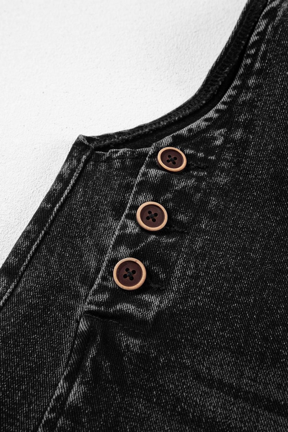 Distressed Wide Strap Denim Overalls - Teresa's Fashionista LLC
