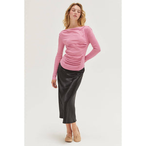 Off-The-Shoulder Ruched Top