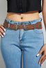 Double Buckle PU Leather Belt-Teresa's Fashionista LLC