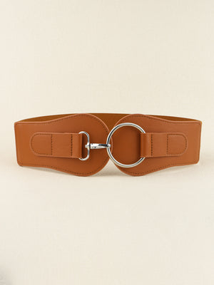 PU Elastic Wide Belt-Teresa's Fashionista LLC