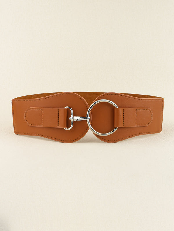 PU Elastic Wide Belt-Teresa's Fashionista LLC