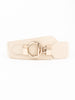 PU Elastic Wide Belt with Alloy Buckle-Teresa's Fashionista LLC