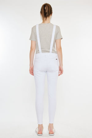Kancan Distressed Skinny Denim Overalls - Teresa's Fashionista LLC