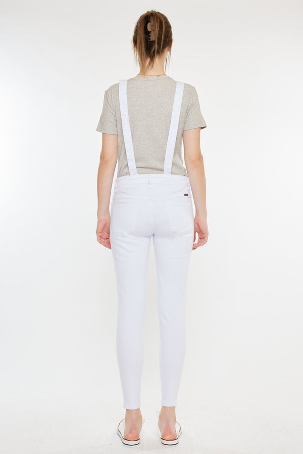 Kancan Distressed Skinny Denim Overalls - Teresa's Fashionista LLC