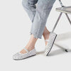 PU Leather Studded Flat Loafers-Teresa's Fashionista LLC