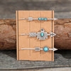 3 PCS/Set Artificial Turquoise Hair Pins - Teresa's Fashionista LLC