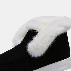 Furry Suede Snow Boots-Teresa's Fashionista LLC