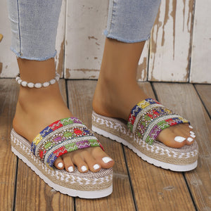 Open Toe Platform Sandals-Teresa's Fashionista LLC