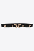 Double Buckle Elastic Belt-Teresa's Fashionista LLC