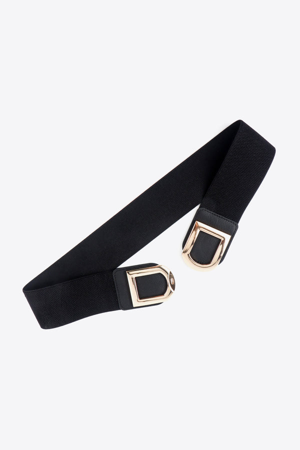Double D Buckle PU Belt-Teresa's Fashionista LLC