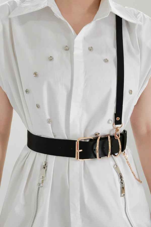 Punk PU Belt-Teresa's Fashionista LLC
