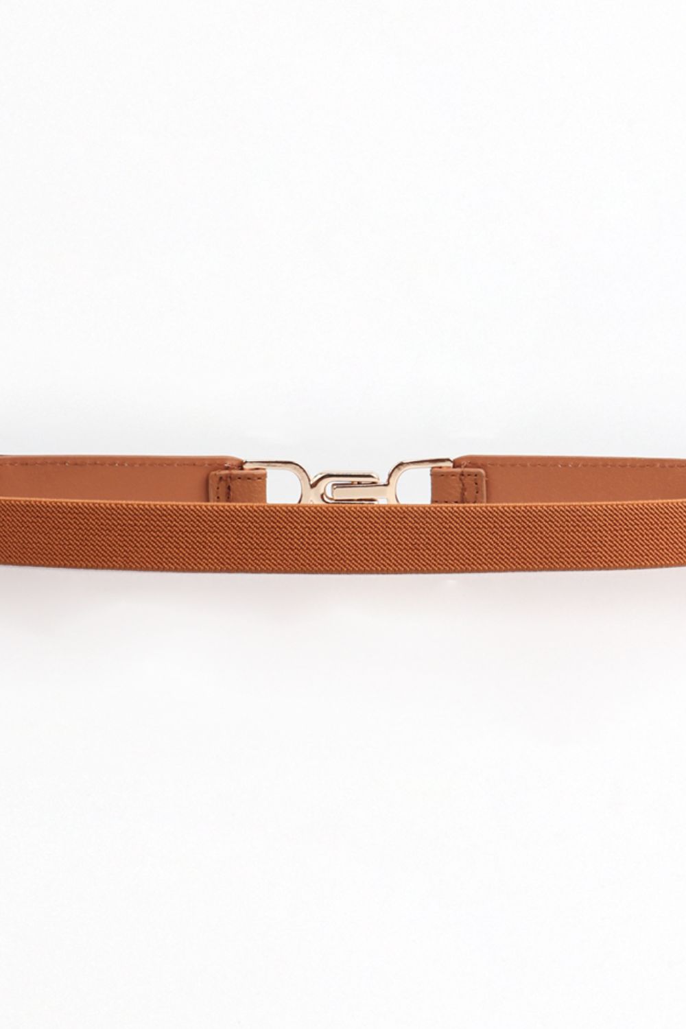 Alloy Buckle Elastic Belt-Teresa&#39;s Fashionista LLC