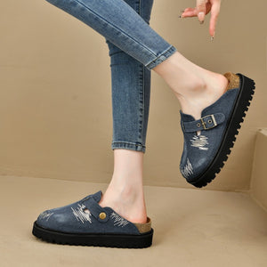 Round Toe Platform Loafers-Teresa's Fashionista LLC