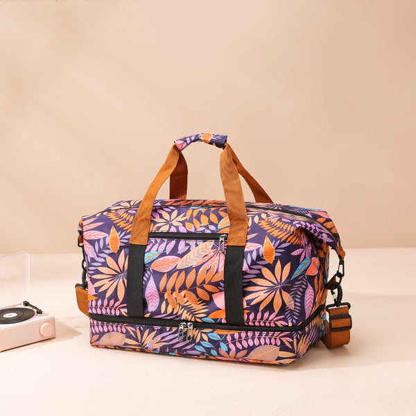 Canvas Printed Travel Bag-Teresa's Fashionista LLC