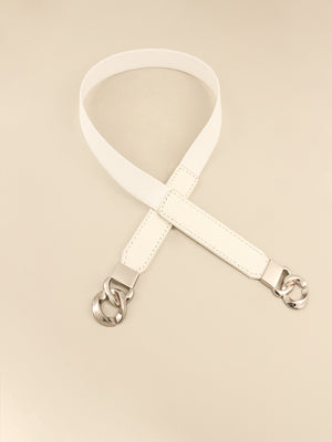 Zinc Alloy Buckle Elastic PU Belt-Teresa's Fashionista LLC