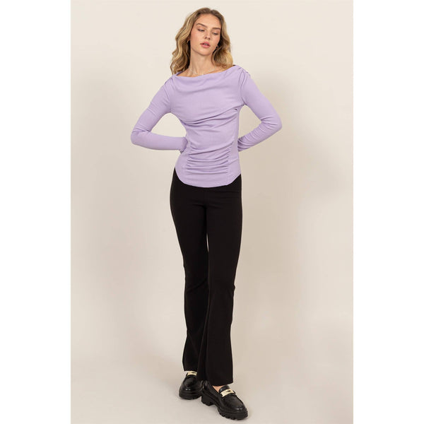 Off-The-Shoulder Ruched Top