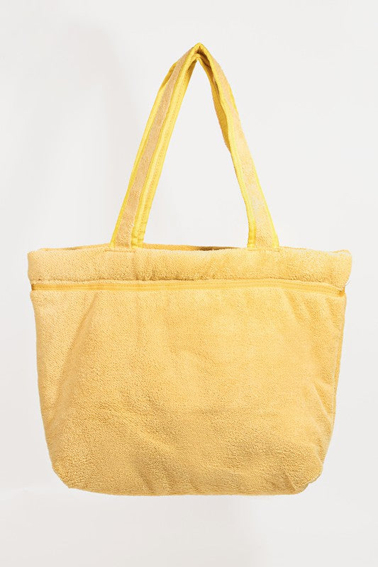 Fame Square Microfiber Tote Bag - Teresa's Fashionista LLC