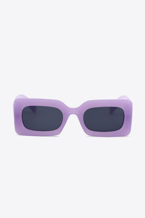 Polycarbonate Frame Rectangle Sunglasses-Teresa's Fashionista LLC