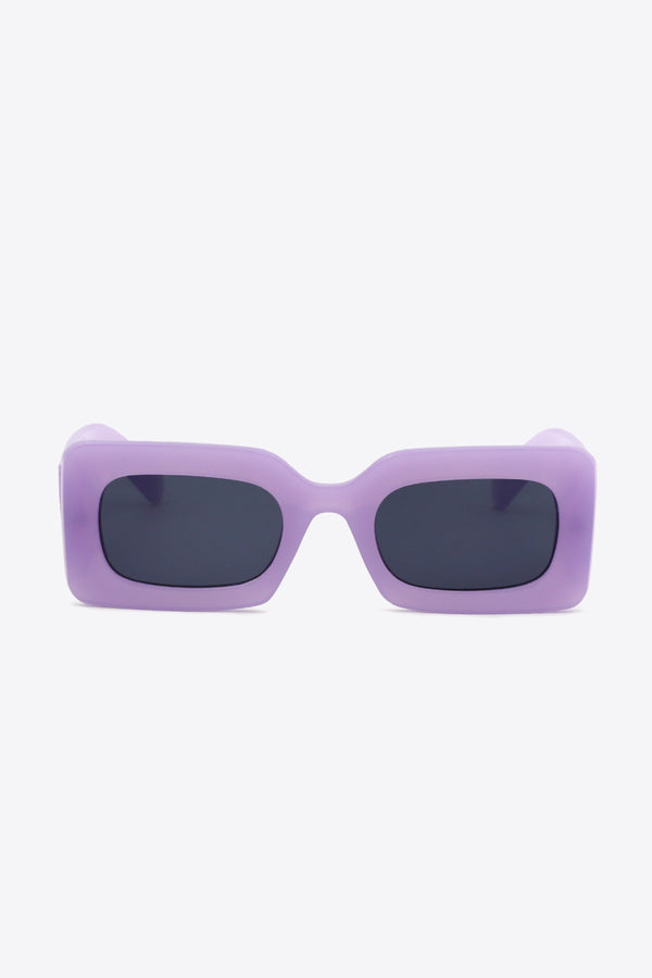 Polycarbonate Frame Rectangle Sunglasses-Teresa's Fashionista LLC