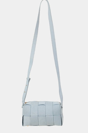 Fame Woven Crossbody Bag with Adjustable Strap - Teresa's Fashionista LLC