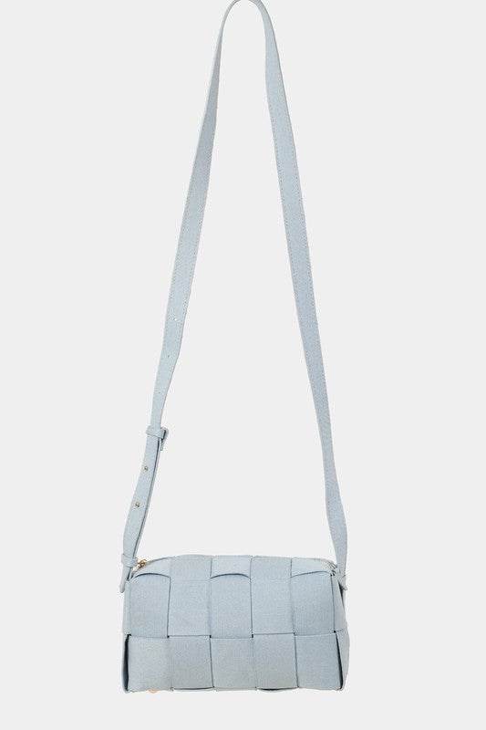 Fame Woven Crossbody Bag with Adjustable Strap - Teresa's Fashionista LLC