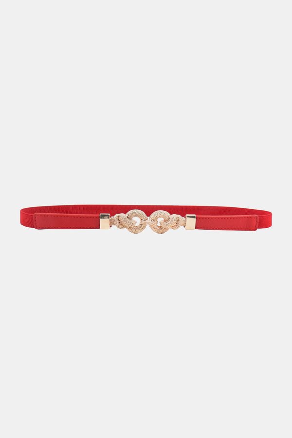 Zinc Alloy Buckle PU Leather Belt-Teresa's Fashionista LLC