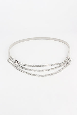 Metal Triple-Layered Chain Belt-Teresa's Fashionista LLC