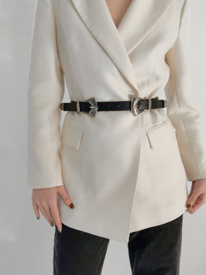 Double Buckle PU Leather Belt-Teresa's Fashionista LLC
