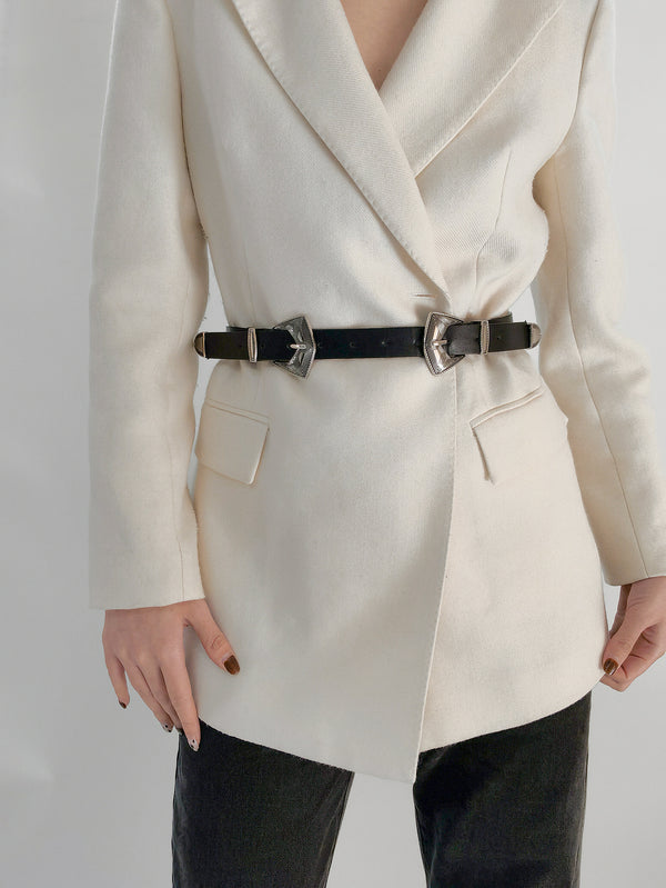 Double Buckle PU Leather Belt-Teresa's Fashionista LLC