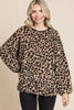 Culture Code Leopard Faux Fur Round Neck Top - Teresa's Fashionista LLC