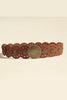 Round Shape PU Leather Belt-Teresa's Fashionista LLC