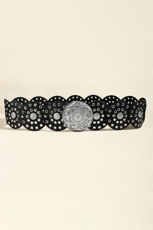 Vintage PU Leather Wide Belt-Teresa's Fashionista LLC