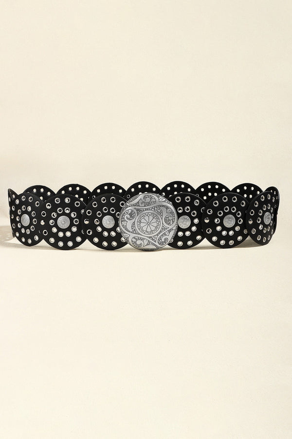 Vintage PU Leather Wide Belt-Teresa's Fashionista LLC
