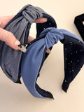 Knotted Polyester Wide Headband - Teresa's Fashionista LLC