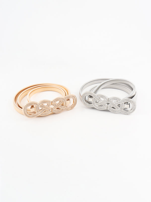 Knot Buckle Metal Belt-Teresa's Fashionista LLC