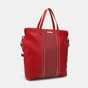 Nicole Lee USA Studded Large Tote Bag-Teresa's Fashionista LLC
