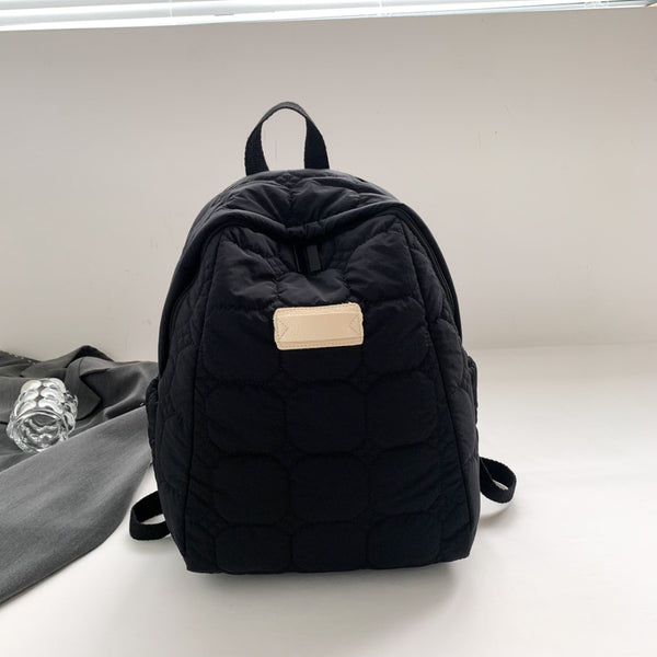 Quilted Polyester Backpack Bag-Teresa's Fashionista LLC