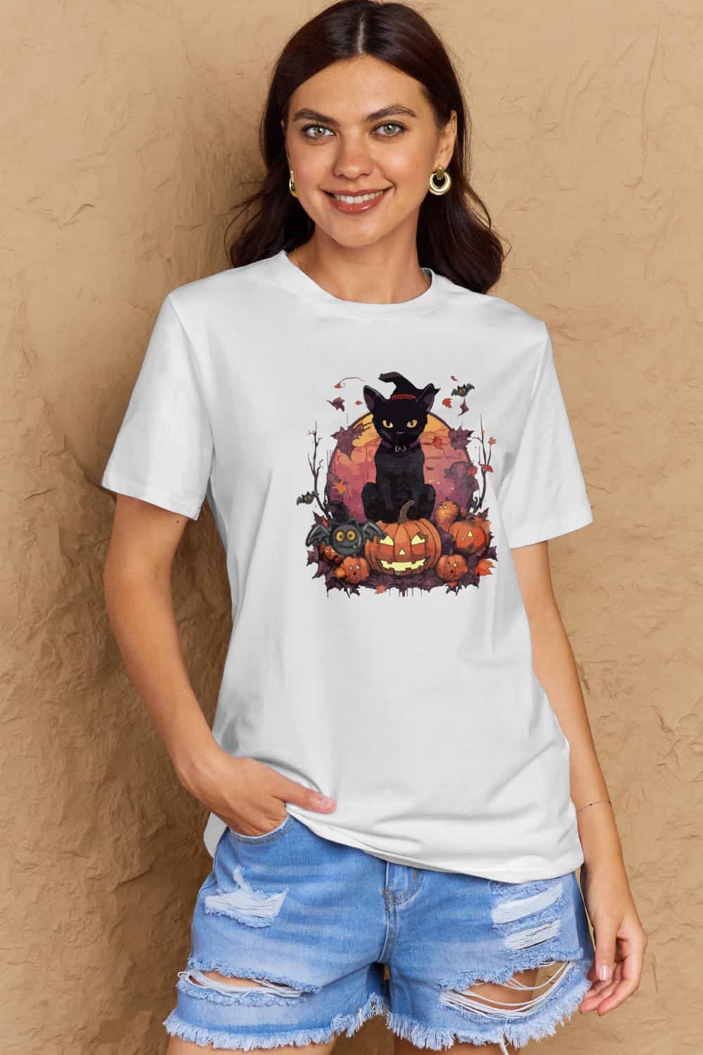Simply Love Full Size Halloween Theme Graphic T-Shirt - Teresa's Fashionista LLC