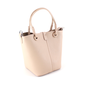 P25018 2-in-1 Small Microfiber Leather Tote w/Crossbody Bag
