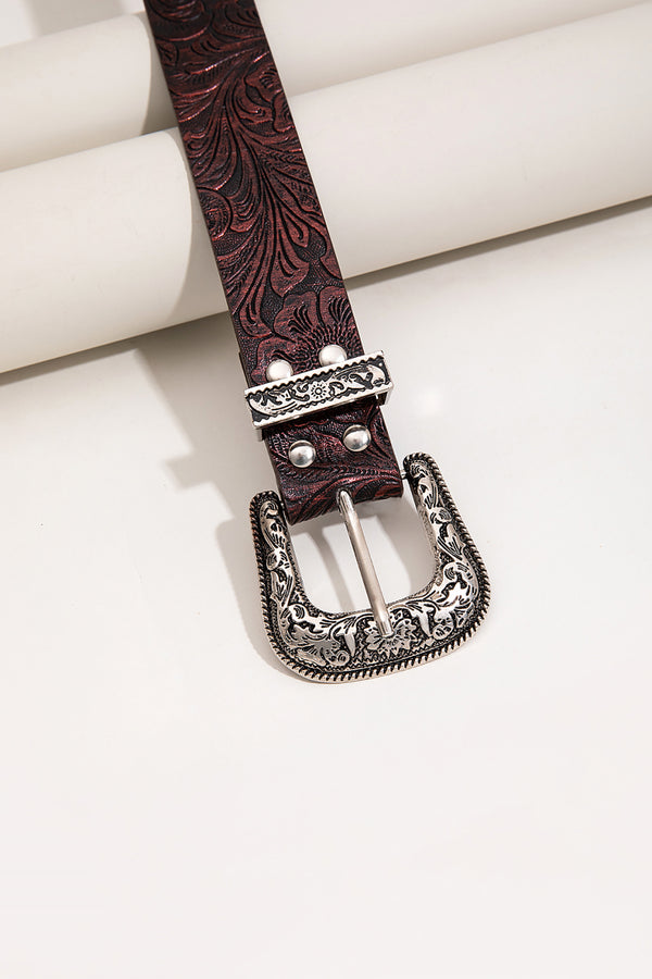 Textured PU Leather Belt-Teresa's Fashionista LLC