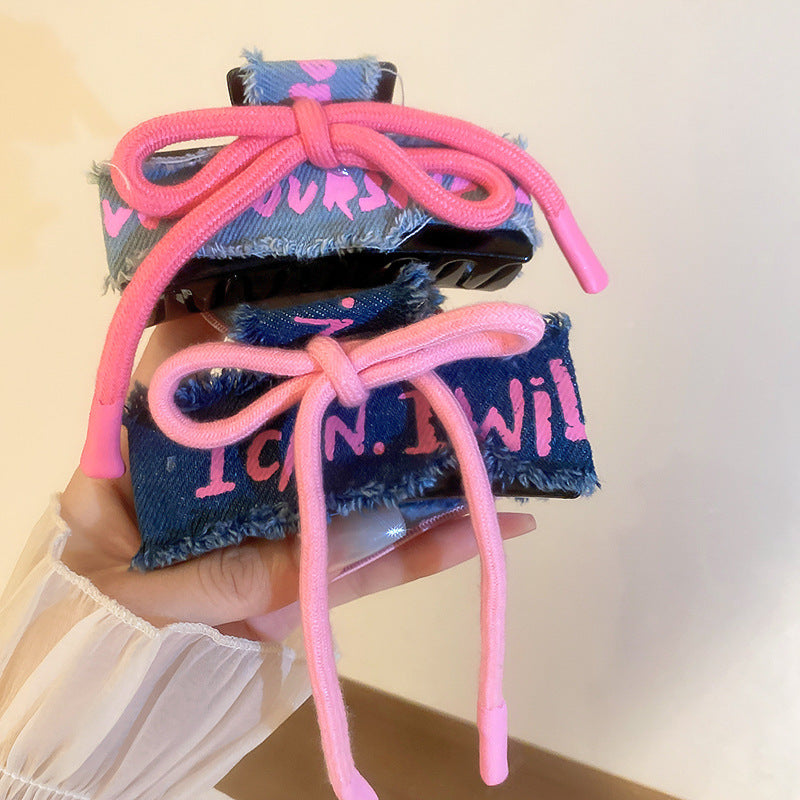 Acrylic Braided Rope Hair Claw Clip - Teresa's Fashionista LLC