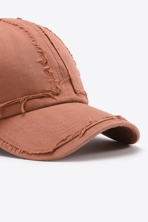 Distressed Adjustable Baseball Cap-Teresa's Fashionista LLC