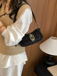 Vintage Buckle Shoulder Bag