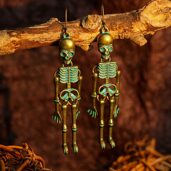 Skeleton Alloy Earrings - Teresa's Fashionista LLC